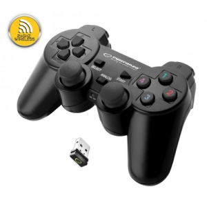 Esperanza EGG108K Gaming Controller Gamepad PC, Playstation 3 Analogue / Digital USB 2.0 Black