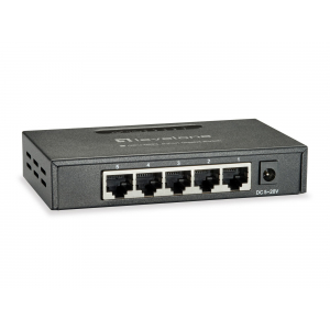 LevelOne GEU-0523 tīkla pārslēgs Nepārvaldīts Gigabit Ethernet (10/100/1000) Melns