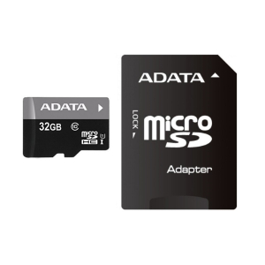 ADATA | Premier UHS-I | 32 GB | MicroSDHC | Flash memory class 10 | Adapter AUSDH32GUICL10-PA1