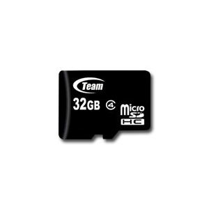 TEAM GROUP Memory ( flash cards ) 32GB Micro SDHC Class 4 TUSDH32GCL403 TUSDH32GCL403