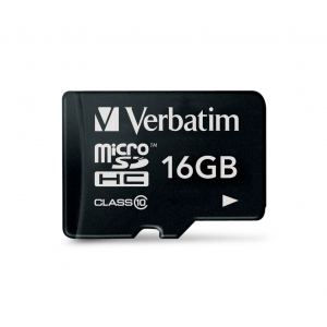 Verbatim Premium zibatmiņa 16 GB MicroSDHC Klases 10