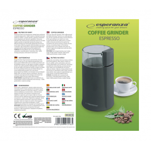 Esperanza EKC001K Coffee grinder Black 160 W EKC001K