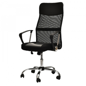 Biroja krēsls POLA 54x59x96-106cm melns NF-306CU
