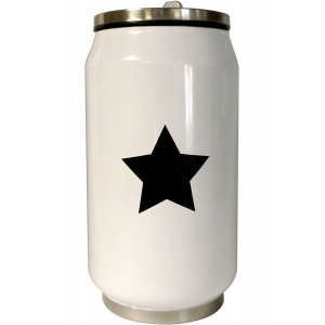 Yoko Design Isothermal Tin Can Capacity 0.28 L, Material Stainless steel, White/ black 1380
