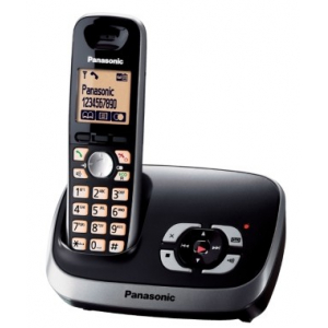 Panasonic KX-TG6521 DECT telephone Black Caller ID