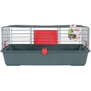 Zolux Cage Classic 80 cm, grey/red 