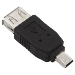 Blackmoon AK214A USB B mini / USB A ligzda, pārejas AK214A
