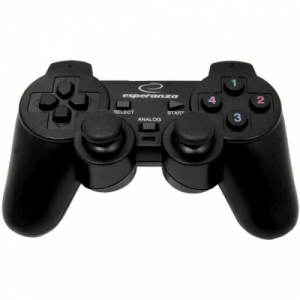 Esperanza EG102 Gaming Controller Gamepad PC, Playstation 3 Analogue / Digital USB 2.0 Black