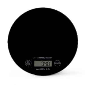 Esperanza EKS003K kitchen scale Electronic kitchen scale Black Countertop Round