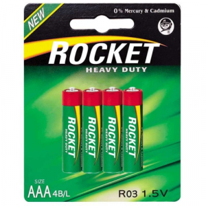 Rocket R03-4BB (AAA) Blistera iepakojumā 4gb R03BL4