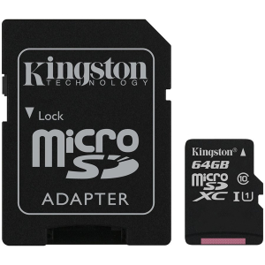 Kingston Technology Canvas Select Plus memory card 64 GB MicroSDXC Class 10 UHS-I