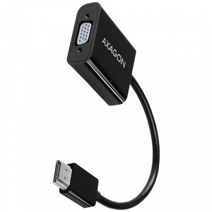 Axagon RVH-VGAN video cable adapter 0.17 m HDMI Type A (Standard) VGA (D-Sub) Black
