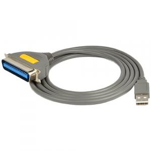 Axagon ADP-1P36 cable gender changer USB 2.0 Centronics 36-pin Grey