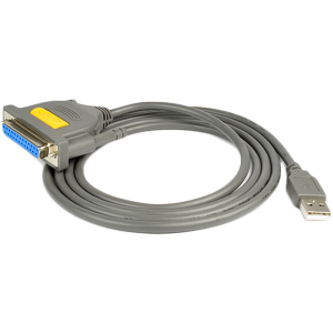 Axagon ADP-1P25 cable gender changer USB 2.0 DB25 Grey