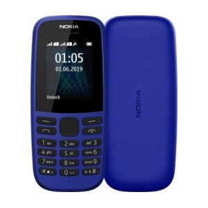 Mobilais Telefons Nokia 105 (2019) Dual SIM Blue 16KIGL01A02