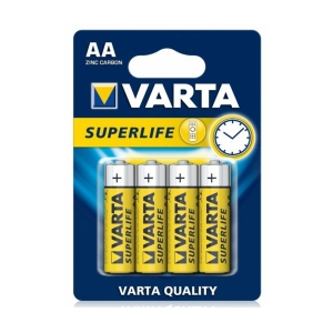 Baterija Varta AA SuperLife Zinc Carbon 4 Pack 4008496556267