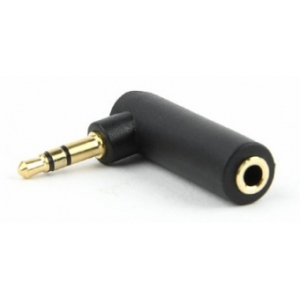 Gembird 3.5 mm stereo audio right angle adapter 90 degrees A-3.5M-3.5FL