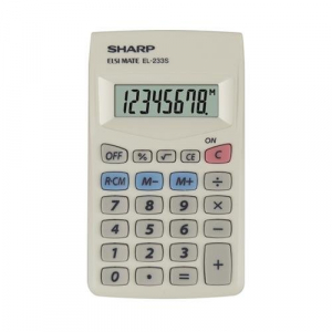 Sharp SH-EL233S Kabatas Mini Kalkulators SH-EL233S