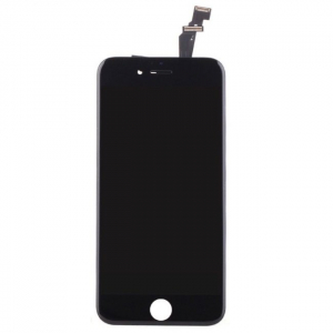 HQ AAA+ Analogs LCD Skarienjūtīgais Displejs priekš Apple iPhone 6 Pilns modulis Melns Apple iPhone ...