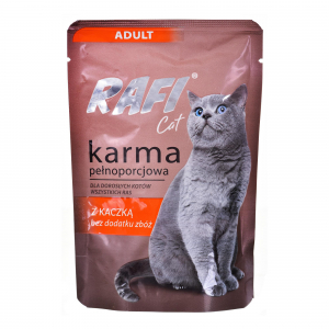Dolina Noteci Rafi Cat Adult with duck - wet cat food - 100g 