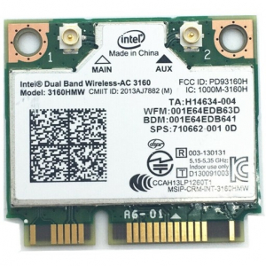 Port. datora bezvadu tīkla adapteris Intel Wireless-AC 3160HMW 