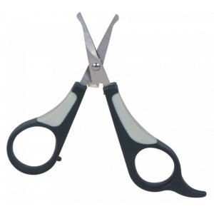 TRIXIE 2360 pet grooming scissors Black, Grey, Stainless steel Ambidextrous Universal 