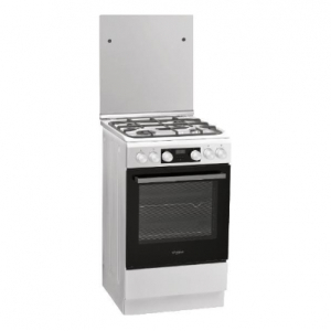  WHIRLPOOL Cooker WS5G8CHW/E, Gas/Electric, Width 50 cm, White WS5G8CHW/E WS5G8CHW/E