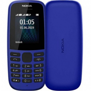 Mobilais Telefons Nokia 105 TA-1203 Blue, 1.77 