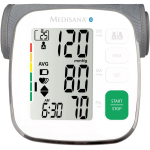 Medisana BU 540 White, Arm blood pressure monitor, Bluetooth 51182