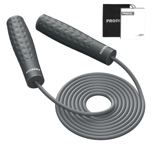 PROIRON Weighted skipping rope 300 cm, Grey, PVC PRO-TS02-3