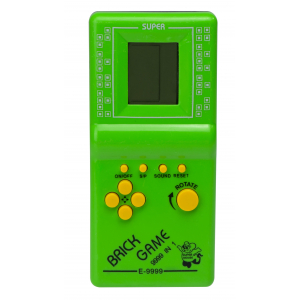 RoGer Elektroniskā spēle Tetris Spilgti Zaļš RO-TETRI-GE