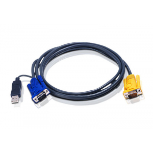 Aten 2L5202UP KVM cable 1.8 m Black