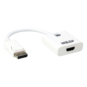 Aten True 4K DisplayPort to HDMI 2.0 Active Adapter VC986B White VC986B-AT