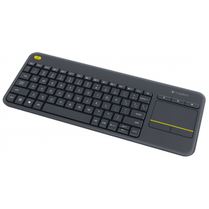 Logitech K400 Plus keyboard RF Wireless QWERTY Pan Nordic Black