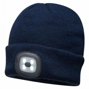 Cepure ar LED gaismu / tumši zila B029Z