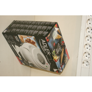 SALE OUT. Adler AD 3038 Waffle maker, 1500W, diameter 18cm, Forming cone included, white Adler Waffl...