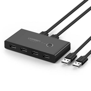 Switch KVM USB 2x4 UGREEN USB 2.0 black 30767