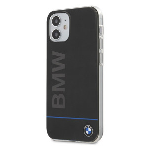 BMW BMHCP12SPCUBBK Apple iPhone 12 mini black hardcase Signature Printed Logo BMW093BLK