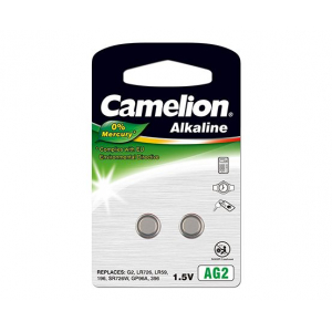Camelion AG2/LR59/LR726/396, Alkaline Buttoncell, 2 pc(s) 12050202