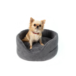 Yohanka with a pillow dog bed - gray 4 Pz-2021