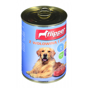 Dolina Noteci Flipper with beef and poultry - wet dog food - 400 g 