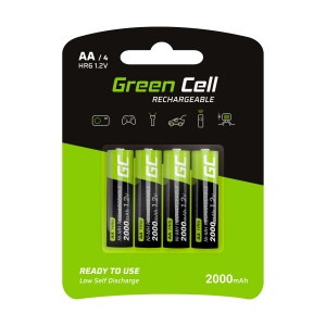 Green Cell GR02 household battery Rechargeable battery AA Nickel-Metal Hydride (NiMH) GR02