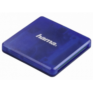Hama USB 2.0 Multi Card Reader Blue 124131H