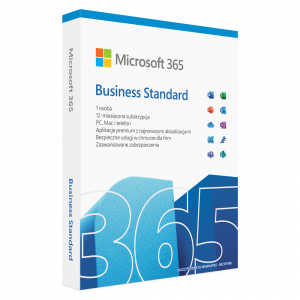 Microsoft Office 365 Business Standard 1 license(s) annual subscription - Polish KLQ-00686