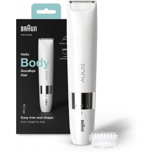 Braun Body Mini Trimmer BS1000 Number of power levels 1, Wet & Dry, White BS1000