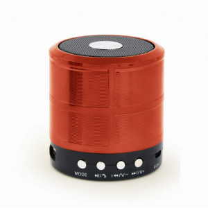Portable Speaker|GEMBIRD|Red|Portable/Wireless|1xMicro-USB|1xStereo jack 3.5mm|1xMicroSD Card Slot|B...