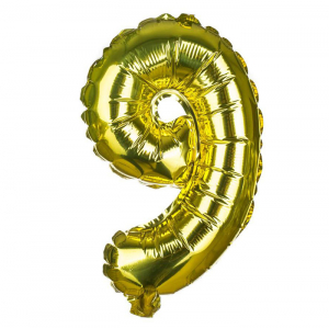 Balons Cipars 9, 30cm Banquet 44448009