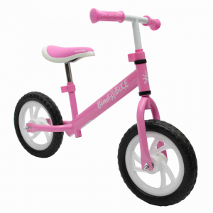 Skrejritenis Bimbo Bike 12'', rozā/balts 75901