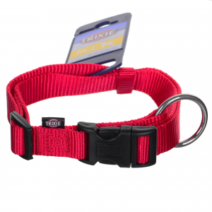 TRIXIE Classic - dog collar, red - 35-55 cm 