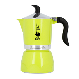 Bialetti Fiammetta coffee machine 2019 3tz Yellow/Lime 